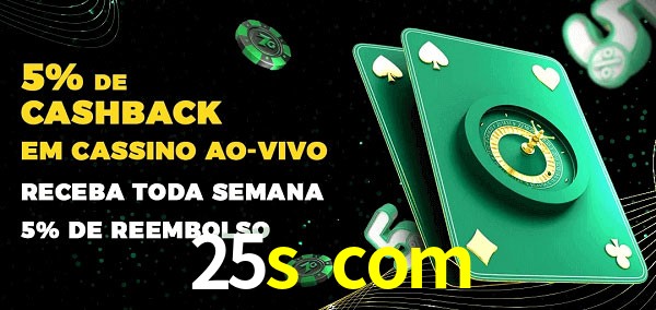 Promoções do cassino ao Vivo 25s com